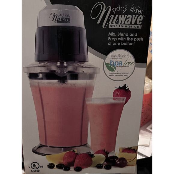 Nuwave Party Mixer 22191 Drink Mix Blend Prep Smoothies Dips & More. New In Box - Picture 2 of 6
